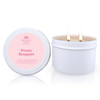 Peony Bouquet Soy Candle Tin 165g
