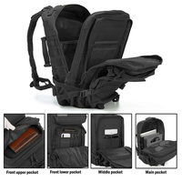 45L Tactical Molle Backpack Military