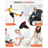 Rechargeable Red Light Therapy Slippers Black
