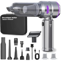 Car Vacuum Cleaner,19000PA High Power Mini Vacuum Cleaner,Rechargeable Handheld Vacuum,Portable Cordless Compressed Air Duster Air Blower for Car Home