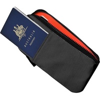 Travel Wallet - RFID Passport Holder, Self Locking Zipper Wear & Tear-Resistant Material, 3 Passport Pockets and 3 Card Slots - HUB Accessories-Green
