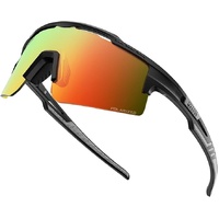 OutdoorMaster Hawk II Polarized Sports Sunglasses for Men Women, TAC 100% UV400 Protection TR90 Frame Cycling Sunglasses, Baseball Running Fishing Gol