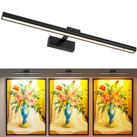 24" Wireless Rechargeable Picture Light – 300LM Dimmable LED Art & Gallery Wall Light with Remote, 3 Colour Temperatures & Timer