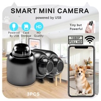 Wireless Surveillance Camera X5 6pcs – 2.4GHz WiFi, night vision, HD, 360 rotation, black. Home/office use, modern design, durable. Wireless, flexible