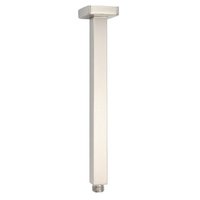 Shower Component 30cm Long Ceiling Extension Dropper Arm Brass Brushed Nickel Square