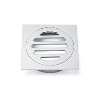 Watermark Stainless Steel 85x85mm Small Square Shower Grate Floor Drain 72mm Outlet