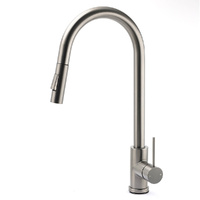 WELS Gun Metal Pull Out Kitchen Sink Tap Basin Mixer Faucet Flexible 2 Way Spout