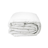 Duck Feather & Down Quilt 500GSM + Duck Feather and Down Pillows 2 Pack Combo - Double - White