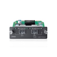 TP-LINK TX432 10-Gigabit 2-Port SFP + Module 2x10Gb SFP+ slots Applicable to multiple TP-LINK switch models/SFP+ transceivers/SFP+ cables (LS)