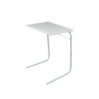 Adjustable Foldable Laptop Table Tray Steel MDF