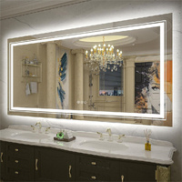 1600x800mm LED Bathroom Mirror Anti-fog Illuminated