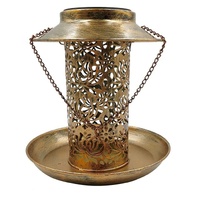 Solar Bird Seed Feeder Hanging Outdoor Garden