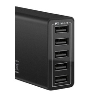 40W 5-Port USB Wall Charger Fast AC Adapter Multi Travel