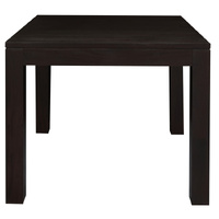 Amsterdam Solid Mahogany Timber Dining Table 90 x 90 cm (Chocolate)