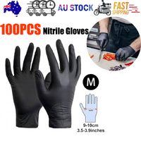 6g Flexible Disposable Nitrile Gloves For Mechanic Work Food Prepa 100pcs M