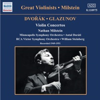 Dvorak / Glazounov Violin - Milstein/Dorati/Steinberg Cd Album