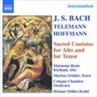 Bach Sacred Cantats For Alto A - Hoffmann, Telemann Cd Album
