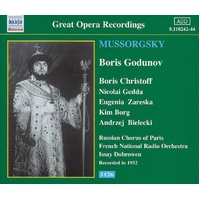 Mussorgsky: Boris Godunov 3Cd - Dobrowen, Issay: Russian Chorus Of Cd Album