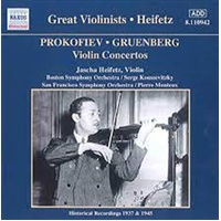 Prokofiev: Gruenberg Violin Ct - Heifetz: Toscanini: Nbcso Cd Album