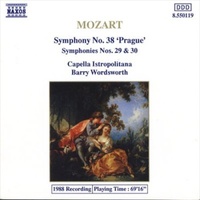 Mozart Symphonies 29 30 3 - Worsworth/Capella Istropolit Cd Album