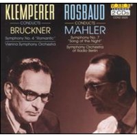 Symphony 7 / Symphony 4 Romant - Bruckner: Mahler: Wiener Symphonike Cd Album