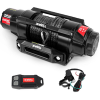 X-BULL 6000lbs Electric Winch 12V Synthetic Rope Towing Trailer ATV UTV BOAT Upgraded version