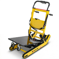 BAUMR-AG Heavy Duty 400W Electric Stair Climbing Hand Truck 210kg Load, Adjustable Tilt, Foldable Motorised Dolly Cart for Moving Furniture Appliances