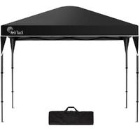 RED TRACK 3.6x2.2m Ultra Compact Folding Gazebo, Carry bag, Portable Outdoor Popup Marquee for Camping Beach, Black