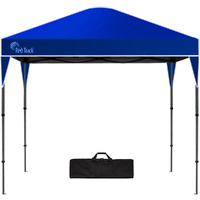 RED TRACK 3x3m Ultra Compact Folding Gazebo, Carry bag, Portable Outdoor Popup Marquee for Camping Beach, Navy Blue