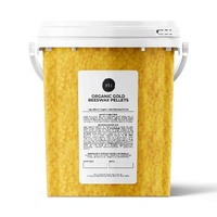 500g Orku Organic Beeswax Pellets Yellow Tub - Cosmetic Quality Pure Bees Wax