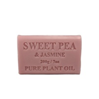 65x 200g Plant Oil Soap Sweet Pea Jasmine Scent Pure Natural Vegetable Base Bar