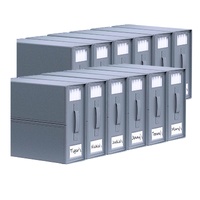 10x Kitchee Foldable Bed Sheet Storage Box – Linen & Closet Organiser Grey