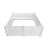 Rooster Farms Dog Whelping Box 1.48m x 1.48m x 0.48m - Puppy Birthing PVC Pen