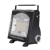 AMZ 1700W 2-in-1 Portable Outdoor Camping Butane Gas Heater Stove Steel Iron Aluminium Metal Manual Application for Travel