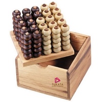4 IN A ROW GAME Connect four board 3 dimensional handmade in beautiful wood