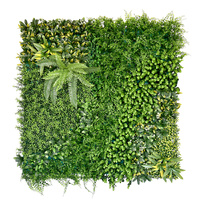 YES4HOMES 1 SQM Artificial Plant Wall Decor Grass Panels Vertical Garden Foliage Tile Fence 1X1M Green