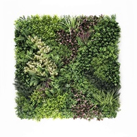 YES4HOMES 1 SQM Artificial Plant Wall Grass Panels Vertical Garden Foliage Tile Fence 1X1M
