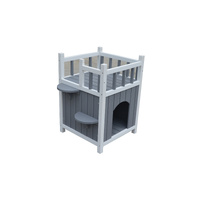 YES4PETS Cat Shelter Condo with Escape Door Rabbit Kitty Dog House Cave