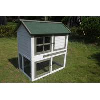 YES4PETS XL Double Storey Rabbit Hutch  Guinea Pig Ferret Cage