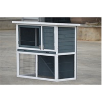YES4PETS L Double Storey Rabbit Hutch Guinea Pig Cage , Ferret cage W Pull Out Tray