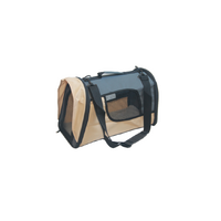 YES4PETS Small Pet Dog Cat Rabbit Guinea Pig Ferret Carrier Travel Bag-Grey