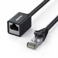 BENFEI 435BK-1M RJ45 Extension Male/Female Patch cords Cat6 1000Mbps 1M