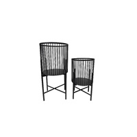 Logan Planter - Large - Black