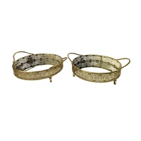 Tessa Round Tray - Small - Silver