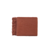 Levi Throw Rug Blanket - Orange