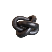 Wooden Knot Link Décor - White
