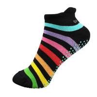 Gripperz Anklet Non Slip Socks - Medium / Black Racer