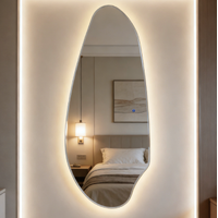 Interior Ave - Jewel Irregular LED Wall Mirror – Backlit Statement Mirror