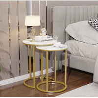 Interior Ave - Deva Gold Nested Side Table Set