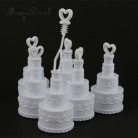 100 Pack Mini Wedding Cake Bubble Bottles send off wedding favors custom party favors